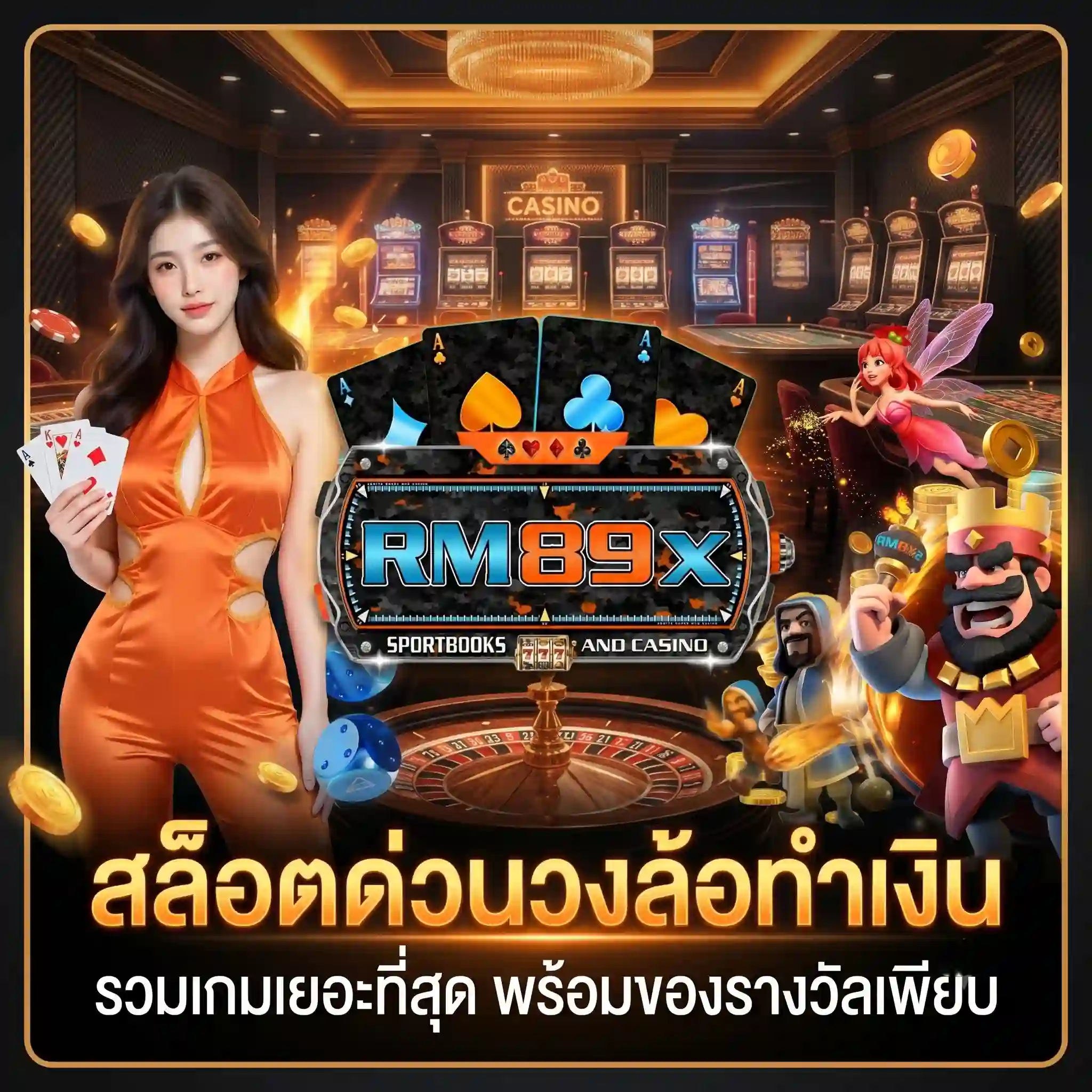 RM89X สล็อตด่วนวงล้อทำเงิน รวมเกมเยอะที่สุด พร้อมของรางวัลเพียบ
